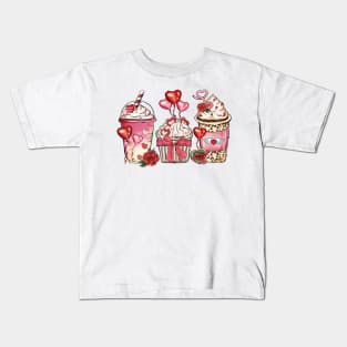 Coffee Valentine Kids T-Shirt